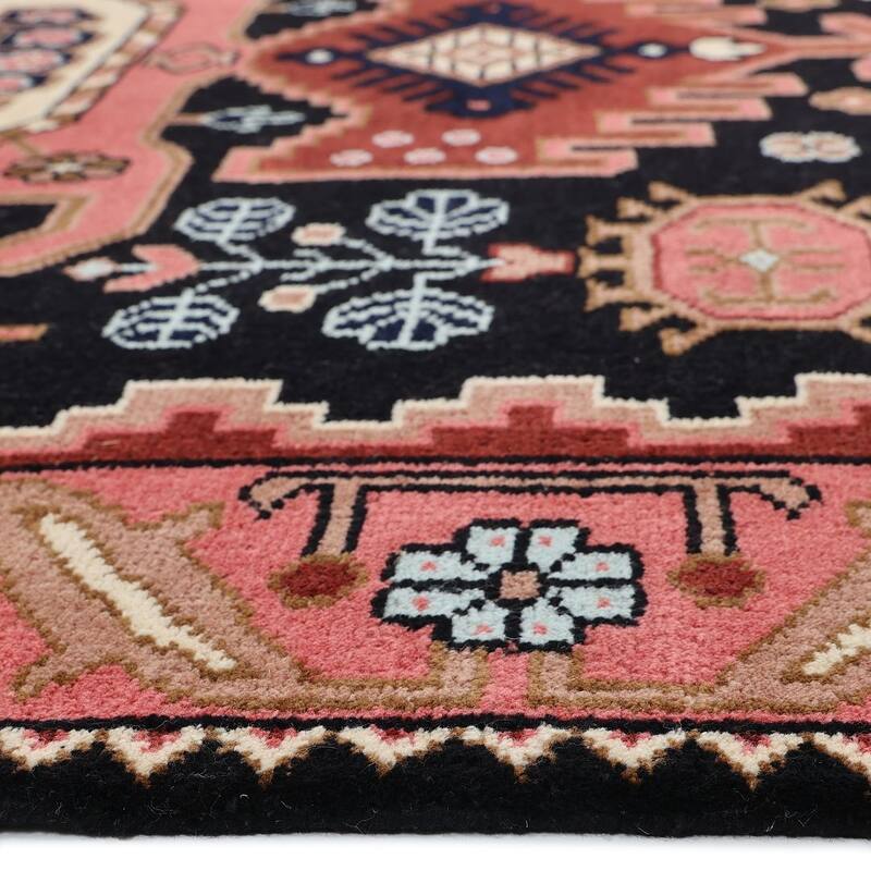Overton Handmade Boho Southwestern Area Rug