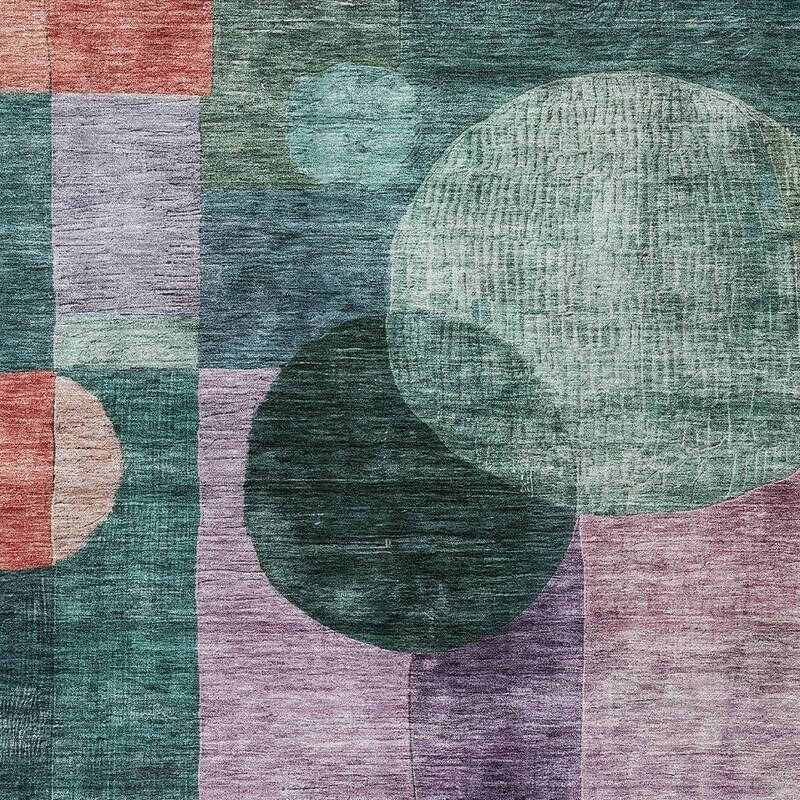HomeRoots Geometric Transitional Rectangle Outdoor Rug