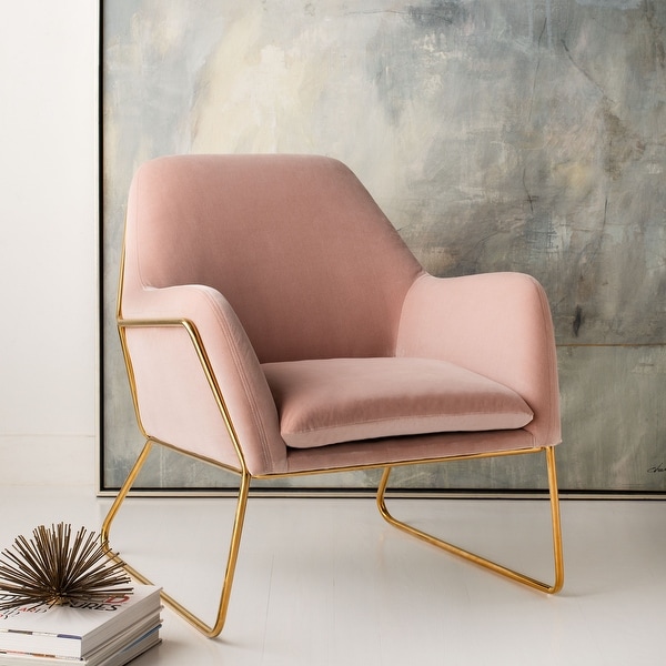 Safavieh Couture Misty Metal Frame Accent Chair. Opens flyout.