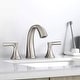 preview thumbnail 5 of 21, BATHLET Widespread Bathroom Sink Faucet with Drain Assembly Brushed Nickel