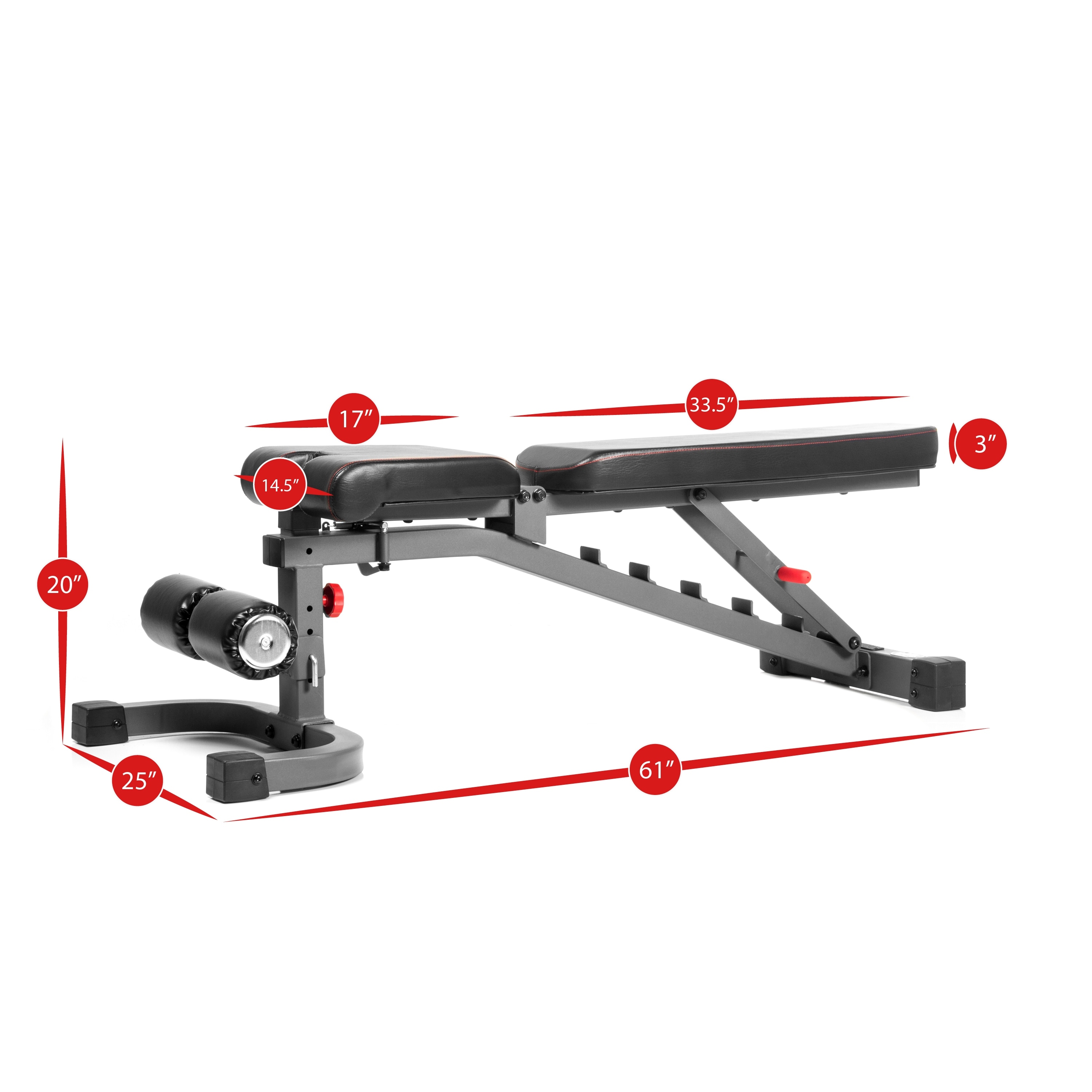 Xm 7472 Xmark Adjustable Weight Bench Decline Bench Xmark Bench