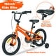preview thumbnail 15 of 18, 16 Inch Road City Bike For Toddlers Kids, Steel Frame Road Bike With Training Wheels, Lightweight Kids City Bike