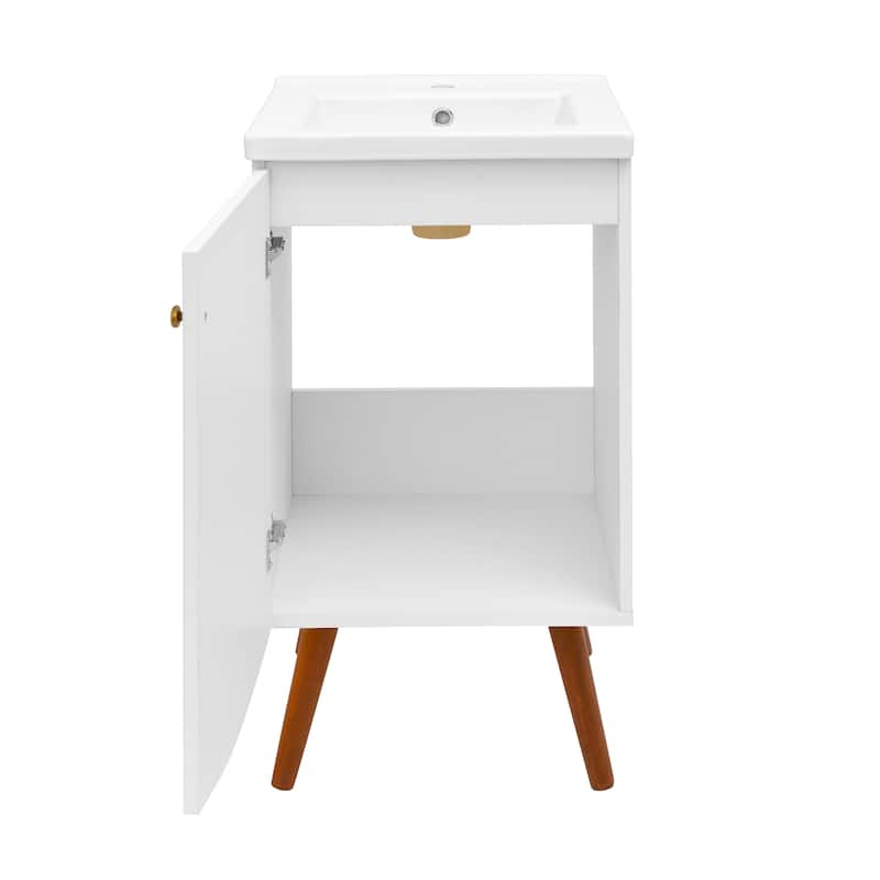 Manoir Bathroom Vanity in White