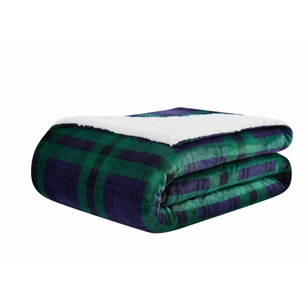 Truly Soft Cuddle Warmth Plaid Throw