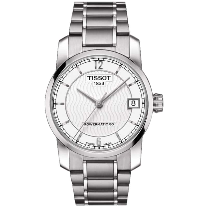 Tissot Women's T-Classic Titanium Powermatic 80 Silver Dial Watch - T0872074403700 - 6 (36)