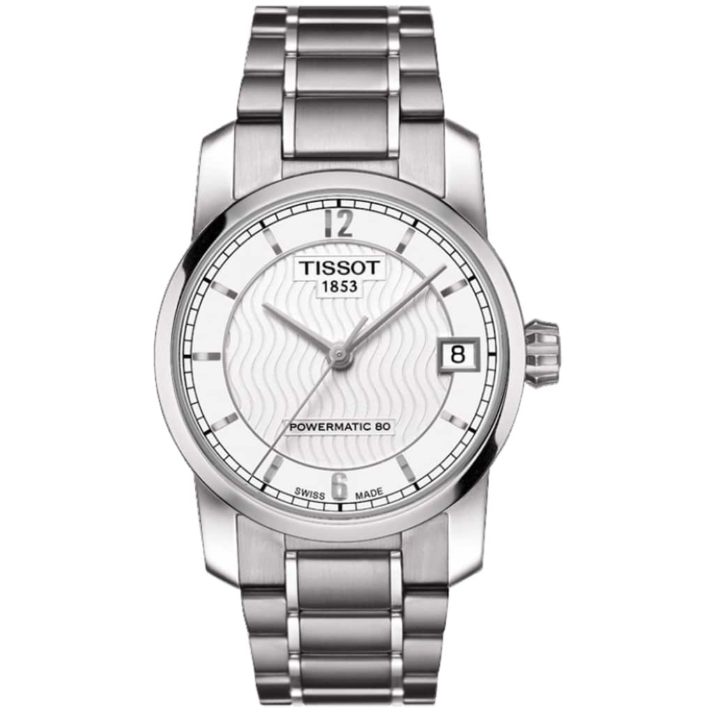 Tissot Women's T-Classic Titanium Powermatic 80 Silver Dial Watch - T0872074403700 - 6 (36)