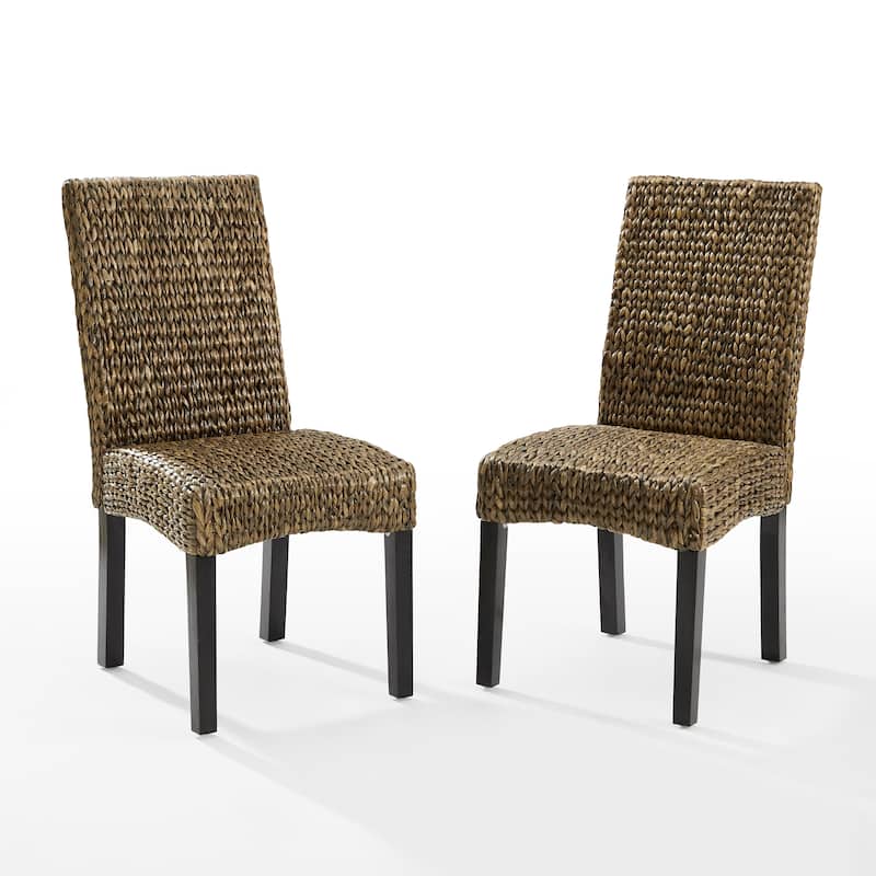 Crosley Edgewater 2Pc Dining Chair Set - 24"dx 18.75"wx37.38"h