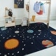 preview thumbnail 9 of 7, Mod-Tod Space Explorer Kids Area Rug