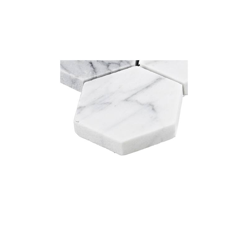 Daltile Raine 2" Hexagon Honed Natural Stone Mosaic Tile (Set of 10) (9.60 SQFT Per Carton)