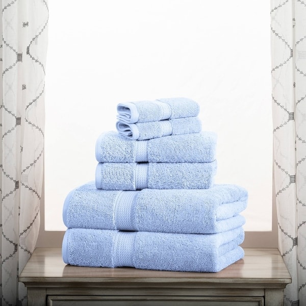 slide 2 of 73, Superior Egyptian Cotton Pile Heavyweight 6-Piece Towel Set