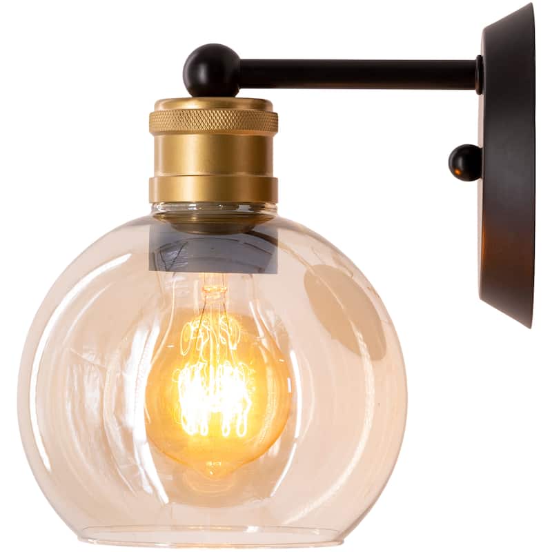 Livabliss Carson Vintage Globe 1-light Wall Sconce