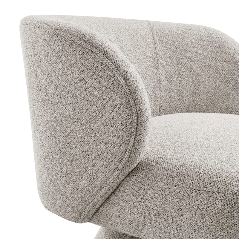 NPD Furniture Jacinta Chenille Swivel Accent Chair