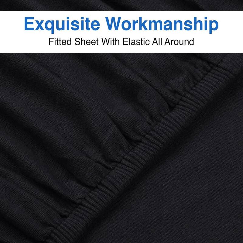 Flannel Fitted Bottom Sheet 100 Percent Cotton Double Brushed Flannel -170 GSM Heavyweight, Deep Pockets & All Around Elastic