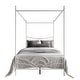 preview thumbnail 9 of 32, Clayfell Denver Metal Canopy Bed