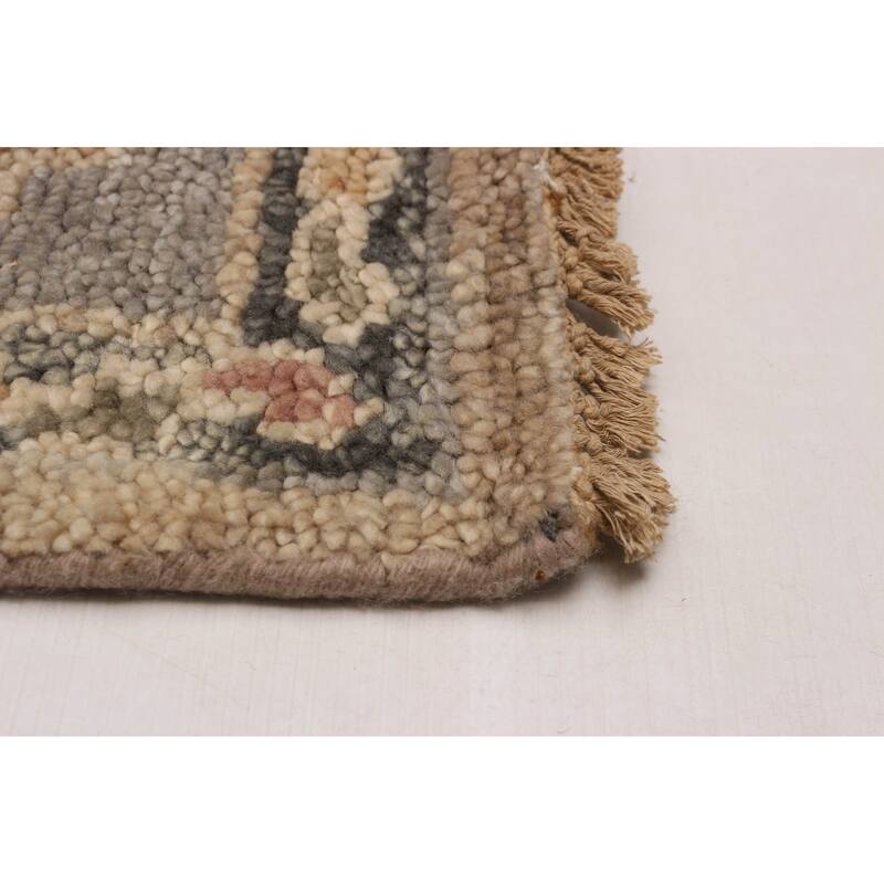 ECARPETGALLERY Hand-knotted Jules Serapi Taupe Wool Rug - 8'2 x 9'8