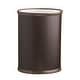 preview thumbnail 3 of 6, CONTEMPO 13qt Oval Wastebasket with Liner Brown