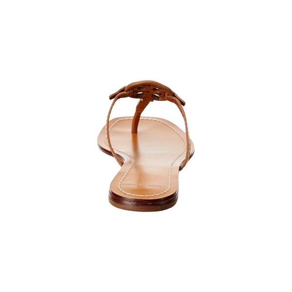 Shop Tory Burch Mini Miller Leather Thong Sandal Overstock