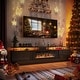 preview thumbnail 8 of 97, 70"/80" Modern Fireplace TV Stand with 36" Electric Fireplace