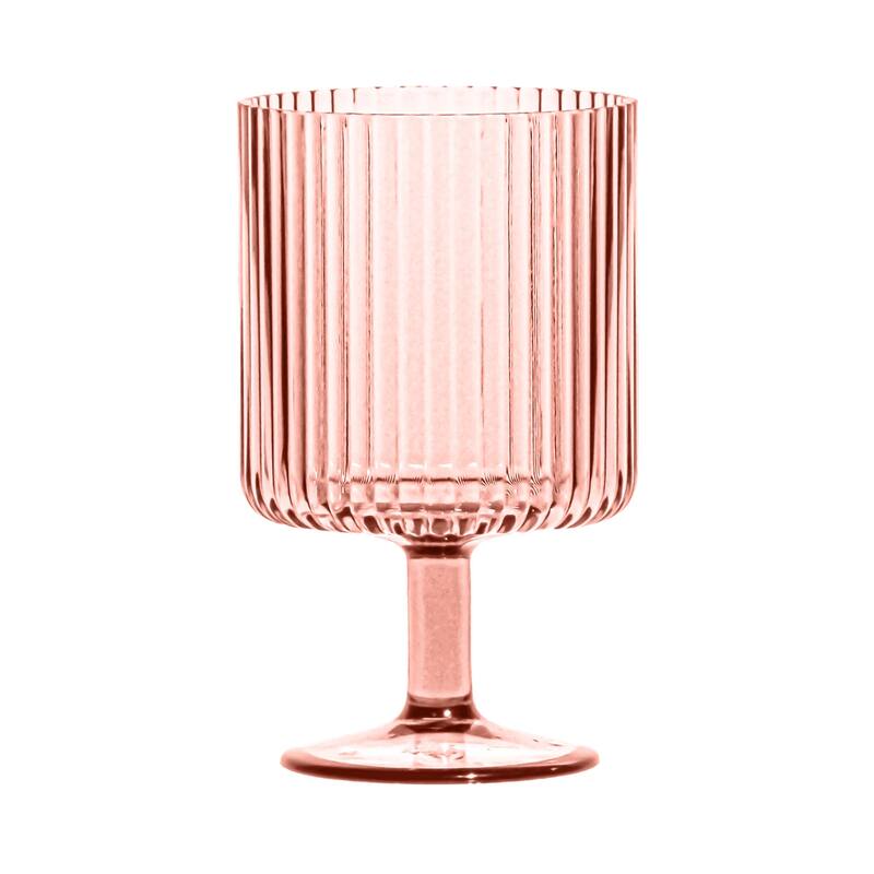 Abode Homewares Mesa Stacking Wine Goblet, 15 oz. Set of 6