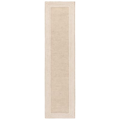 SAFAVIEH Handmade Ebony Cana Border Wool Rug