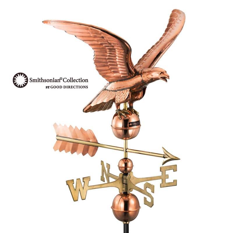 Smithsonian Eagle Weathervane Pure Copper by Good Directions