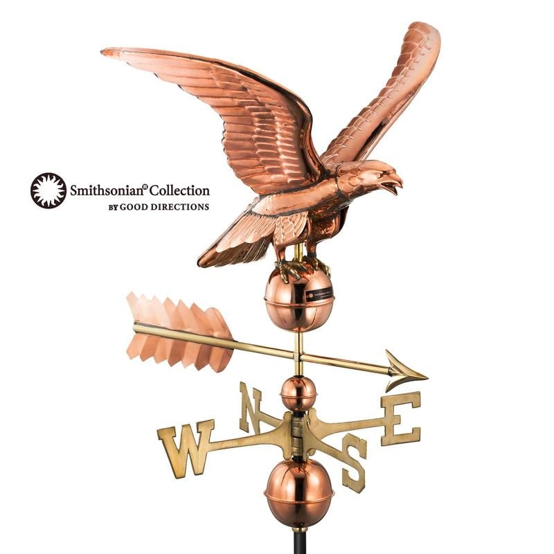 Smithsonian Eagle Weathervane Pure Copper by Good Directions