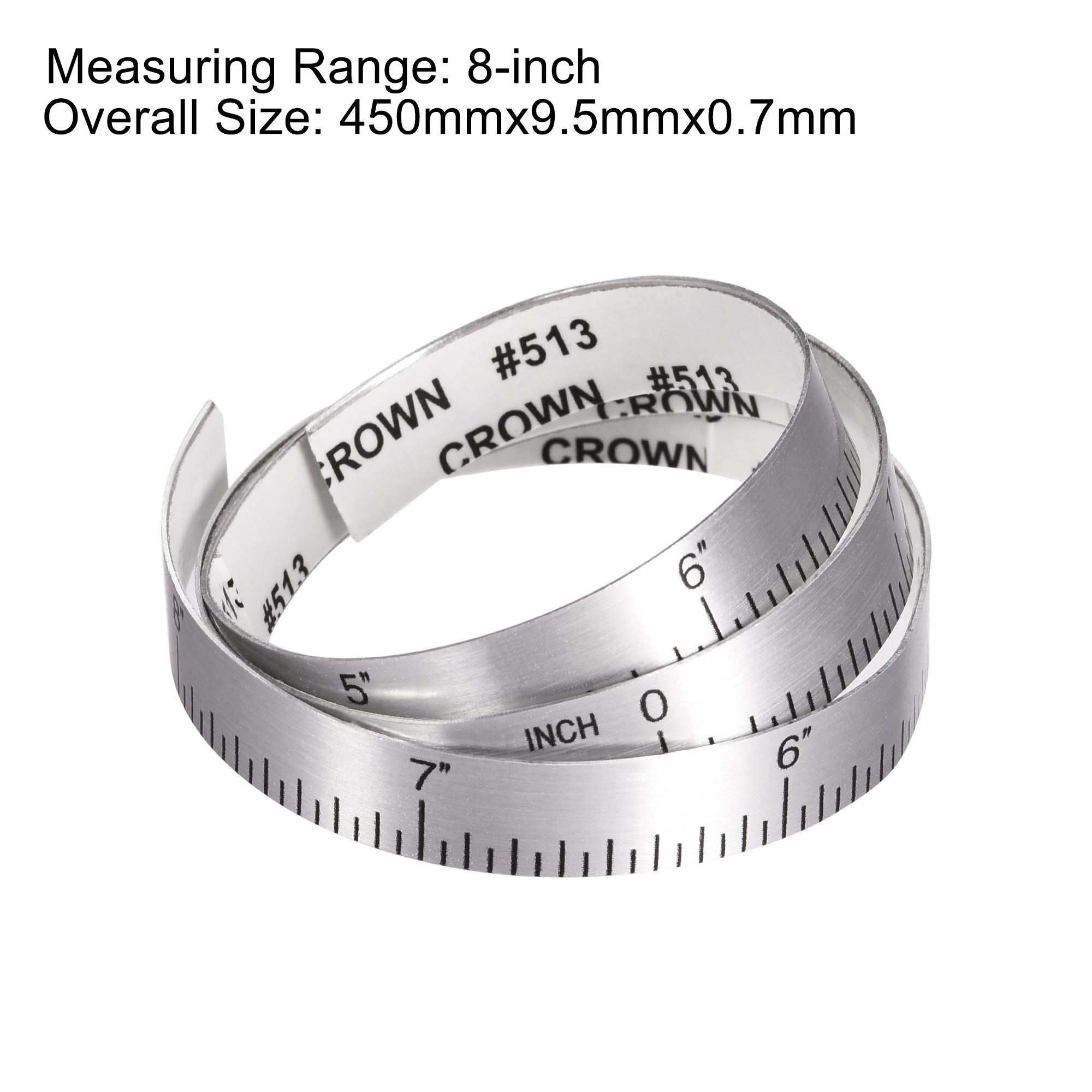 Aluminum Center Finding Ruler 10 inch Adhesive Tape Measure