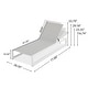 preview thumbnail 21 of 41, Modesta Outdoor Aluminum Mesh Chaise Lounge (Set of 2) by Christopher Knight Home - 77.00" W x 26.50" D x 10.50" H