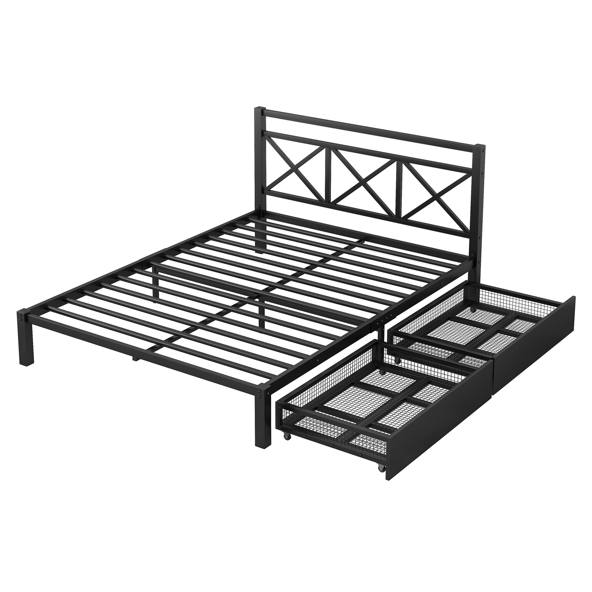 人気が高い  Modern-Metal-Platform-Bed-with ラウンド用品・アクセサリー