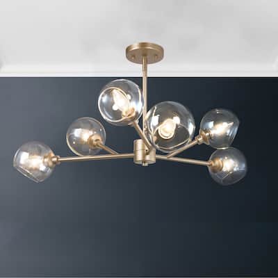 Mint Modern Contemporary 6-light 31.5 Wide Sputnik Chandelier