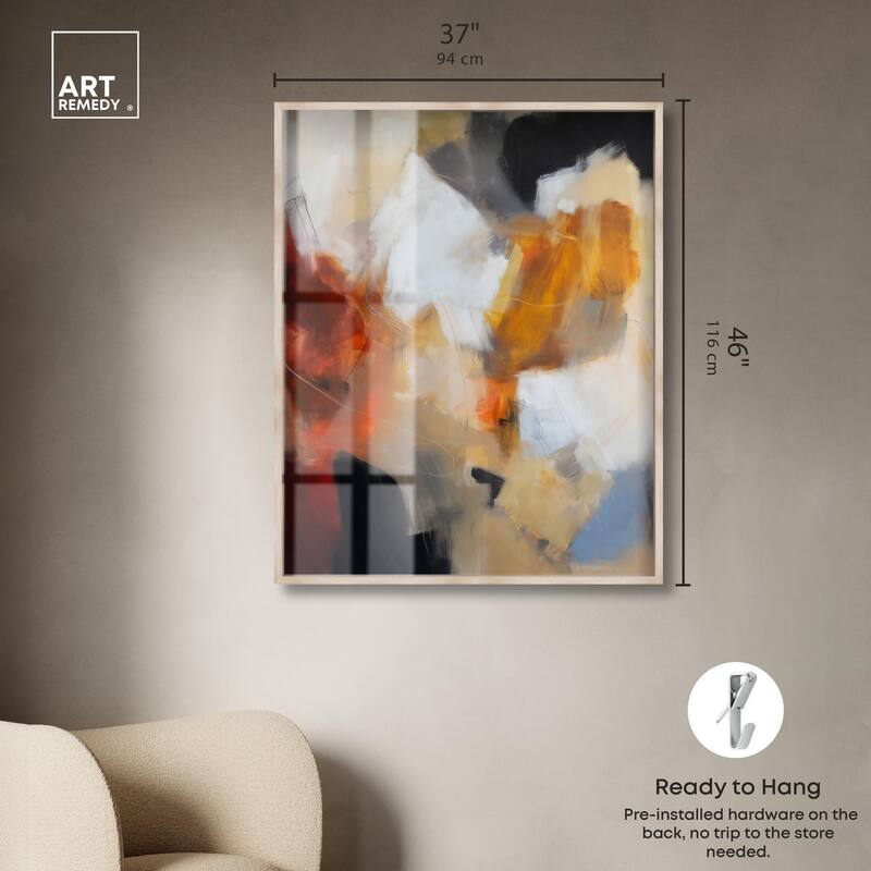 Earth and Fire I Shadowbox by Art Remedy