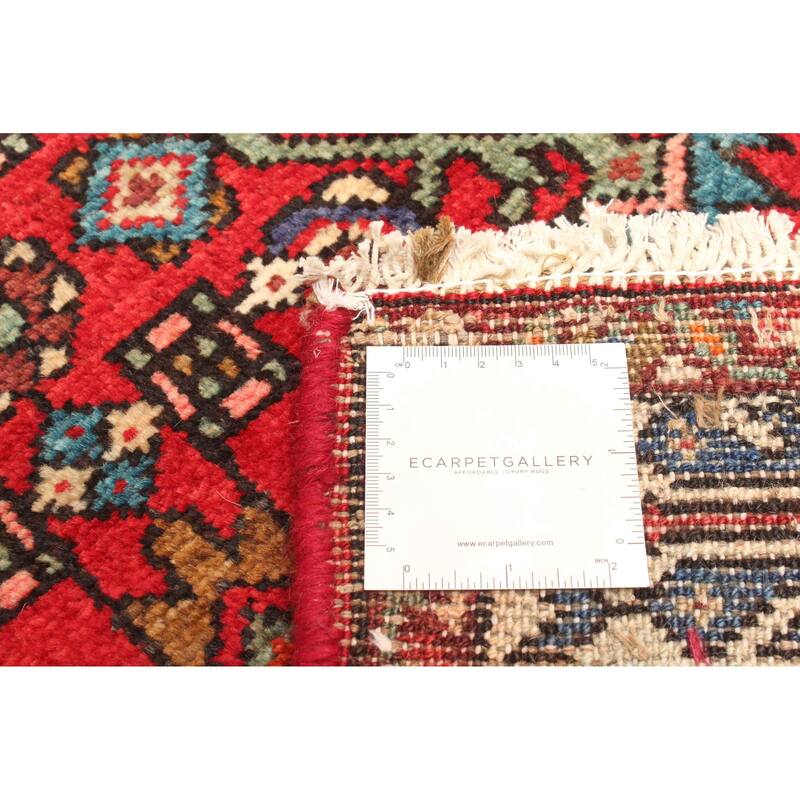 ECARPETGALLERY Hand-knotted Andelz Red Wool Rug - 2'11 x 6'10