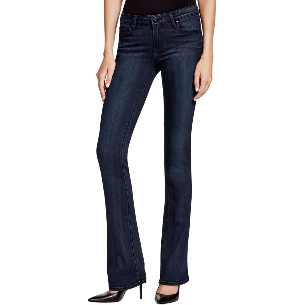 paige manhattan high waist bootcut jeans