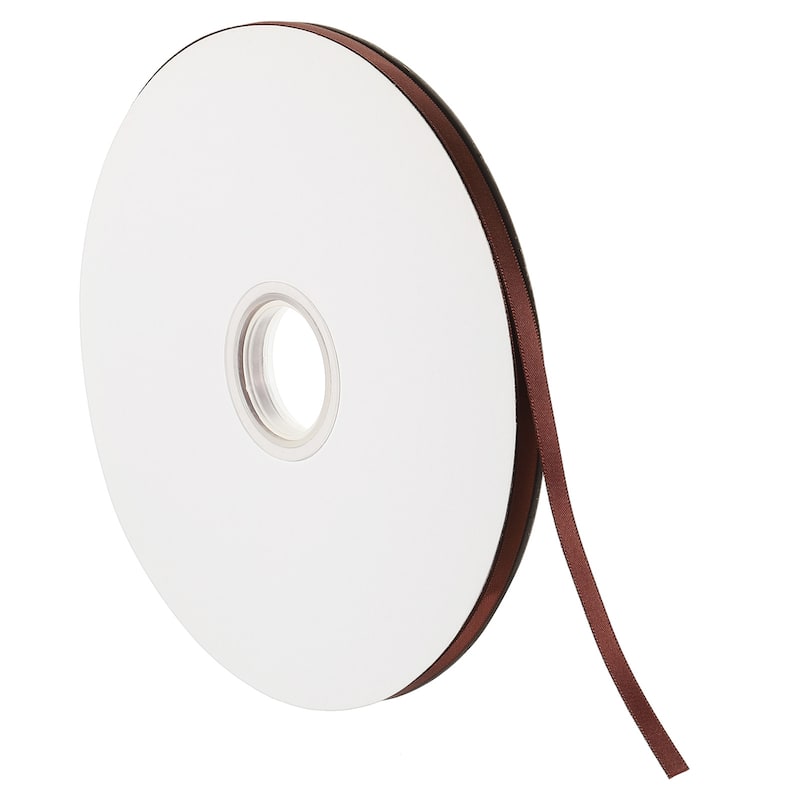 Satin Ribbon Double Face Solid Crafts Roll for DIY Wrapping Decoration