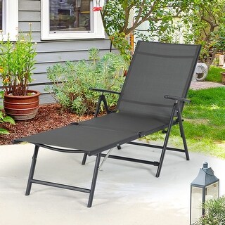 Wicker Chaise Lounge Outdoor AECOJOY Outdoor Lounge Chair