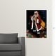 preview thumbnail 18 of 20, "African American Santa" Christmas Winter Holiday Poster Print
