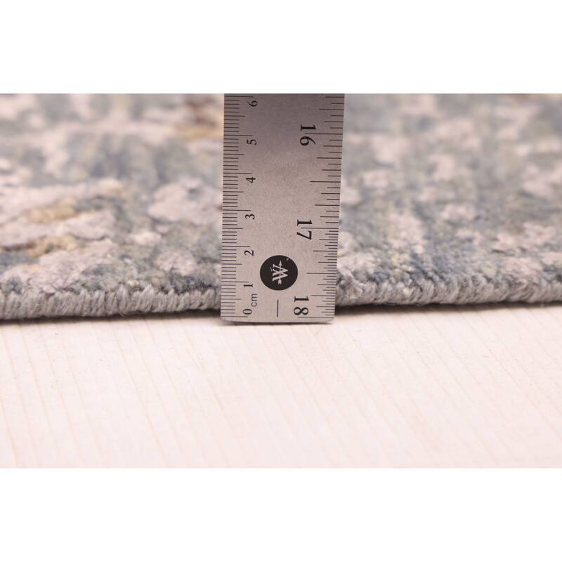 ECARPETGALLERY Hand-knotted Legacy Beige Silk, Wool Rug - 2'6 x 12'8