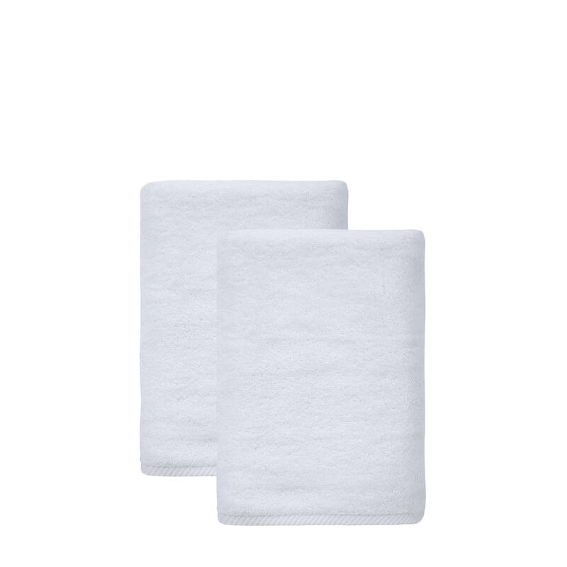 Ozan Premium Home 100% Turkish Cotton Opulence Luxury Bath Towels (Set of 2) - White