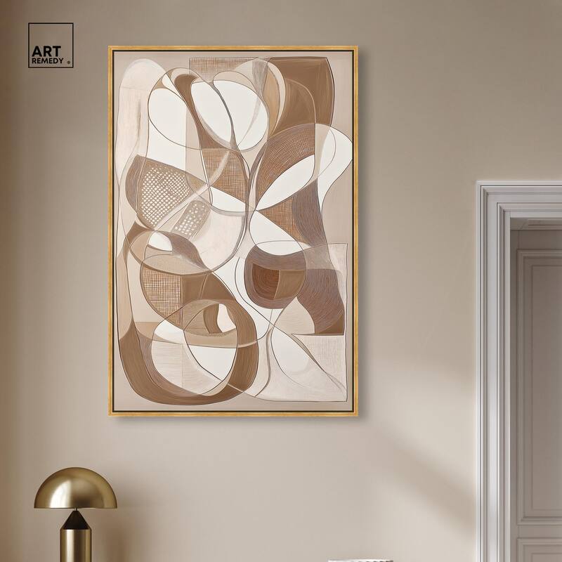 Mocha Dream Canvas by Art Remedy