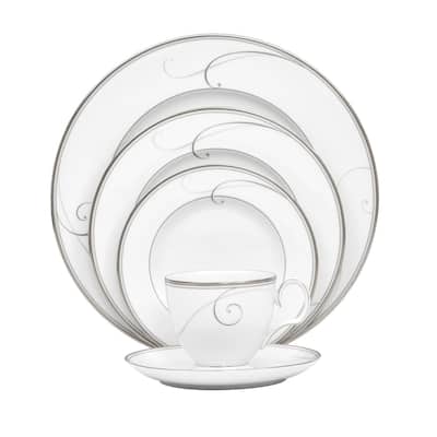 Noritake Platinum Wave 5-Piece Place Setting