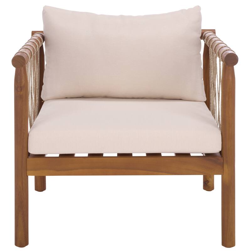 SAFAVIEH Outdoor Living Sabrina Chair (Set of 2) - 29"W x 31"D x 26"H