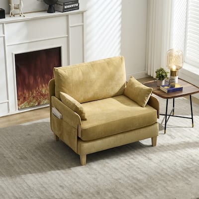 37.01" Foldable Sofa Bed Recliner, 3-in-1 Convertible Sleeper