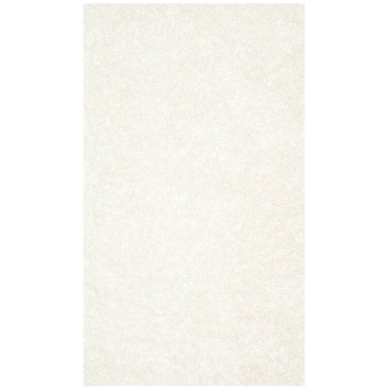 SAFAVIEH Malibu Handmade Ruthe Shag Casual Rug - 3'6" x 5'6" - White