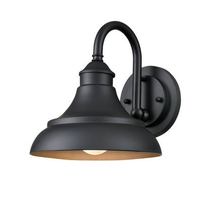 Alvii 1-Light Outdoor Wall Sconce Powder Coated Black - Powder Coated Black