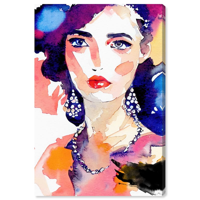 Wynwood Studio Fashion and Glam Mabella III Pink and Modern & Contemporary Wall Art Canvas Print
