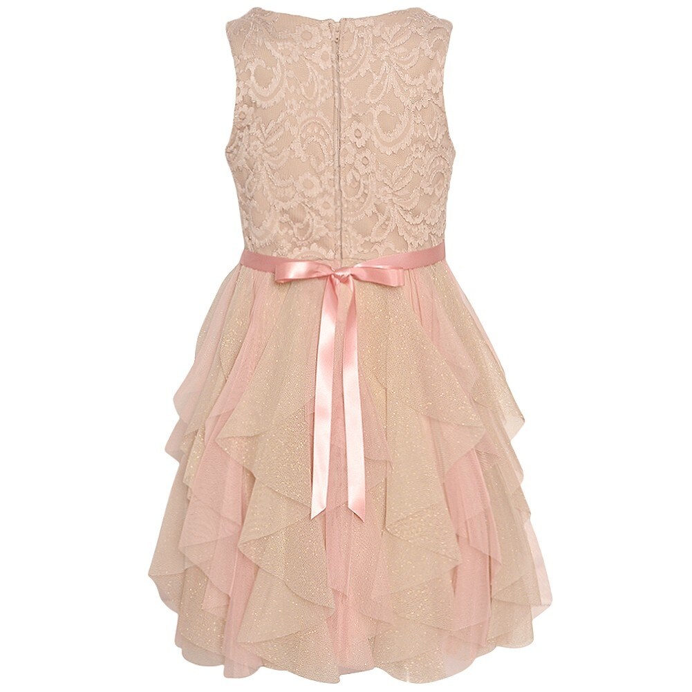 rare editions gold dress