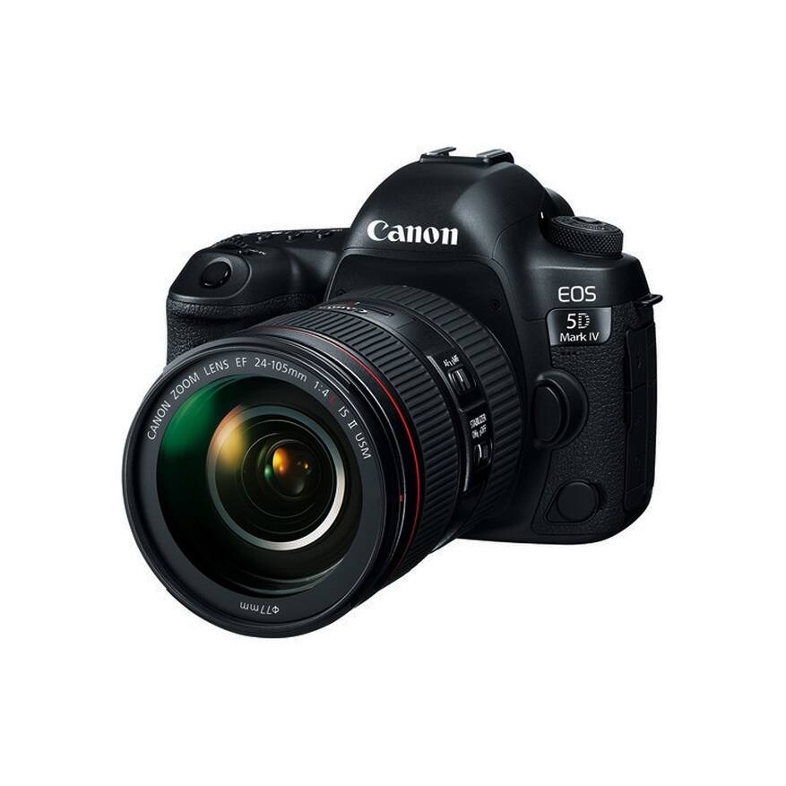 Canon EOS 5D Mark IV Full Frame Digital SLR Camera with EF 24-105mm