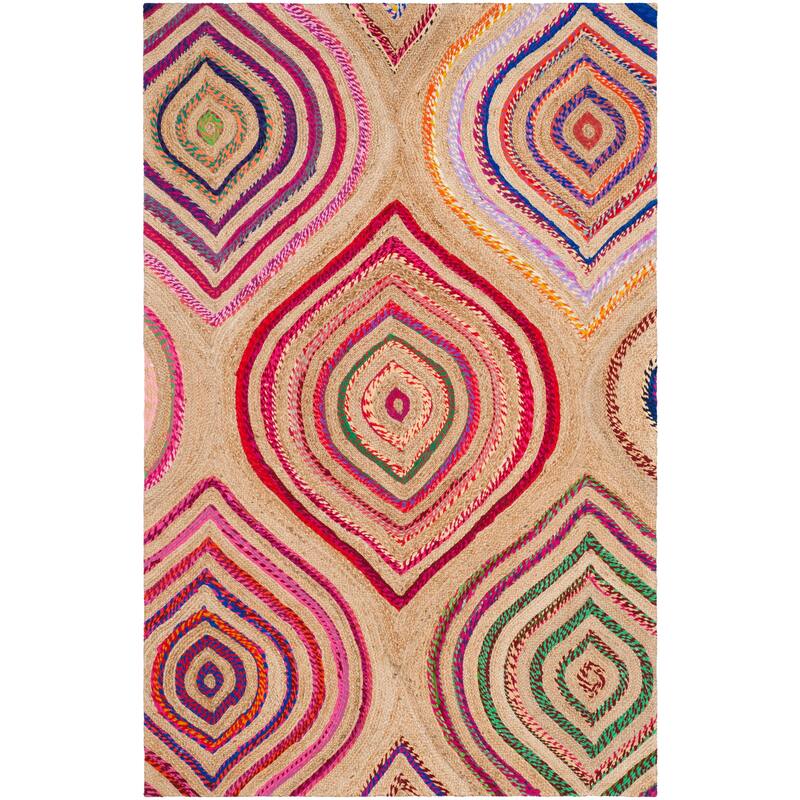 SAFAVIEH Handmade Cape Cod Xaviera Coastal Jute Rug