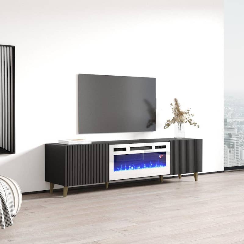 Pafos WH-EF 71" Electric Fireplace TV Stand