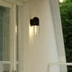 preview thumbnail 5 of 4, Vaxcel Lighting T0758 13" Tall Outdoor Wall Sconce
